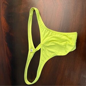 Vibrant Yellow Men's Thong